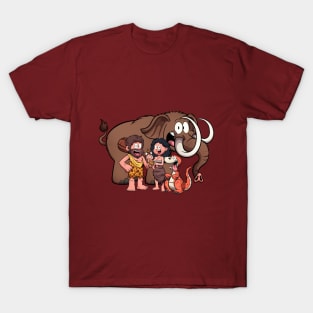 Cavemen Family T-Shirt